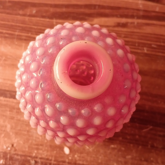 Vintage Fenton cranberry opalescent perfume bottle - Picture 2 of 4